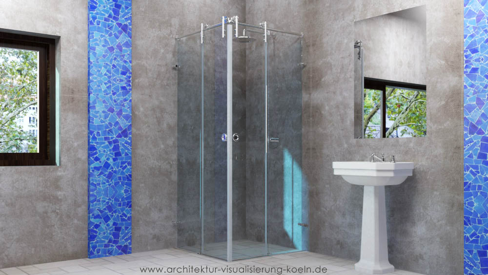 15 rendering dusche